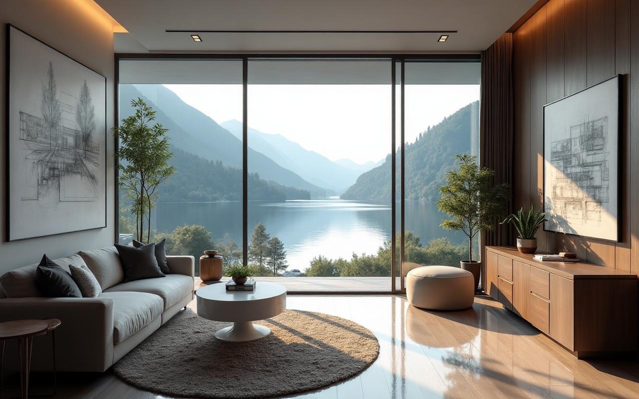 Panoramic Lake Geneva and Alps view — Bespoke Agency worldwide relocation services
